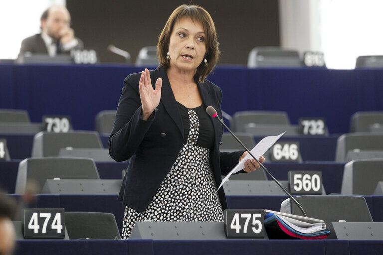 Billede 11: MEPs during plenary session in Strasbourg, week 39