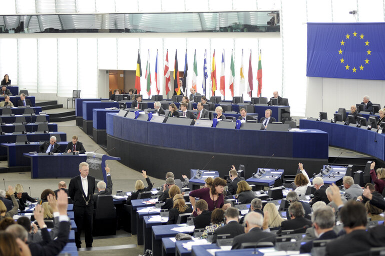 Fotografia 12: Plenary session in Strasbourg, week 43