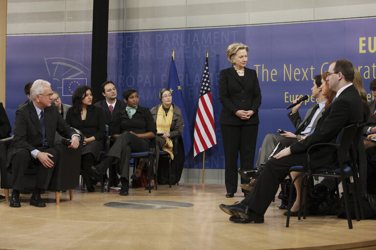 Fotografie 3: Secretary of State of the United States of America, will join EP President at Parliament in Brussels for a discussion with an audience of young Europeans.