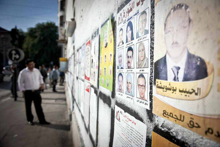 Fotografi 22: Mission to monitor the upcoming elections for a Constituent Assembly in Tunisia