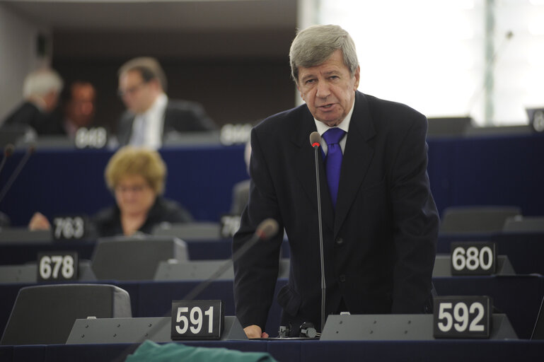 Foto 48: MEP in Plenary session in Strasbourg - week 39