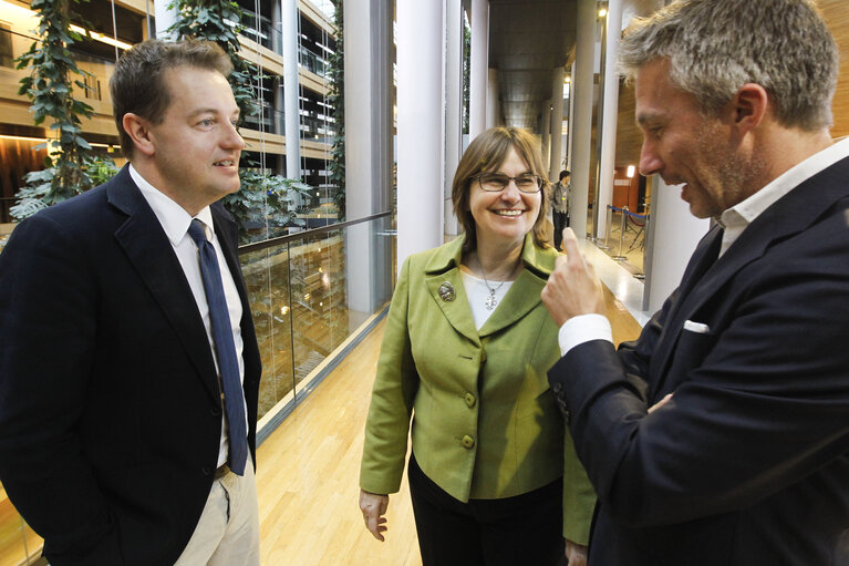 Fotografia 5: Meps from Denmark members of the Group of the Alliance of Liberals and Democrats for Europe