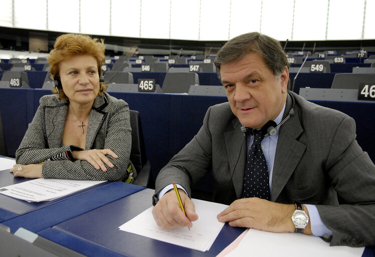 MEPs in Plenary Session in Strasbourg.