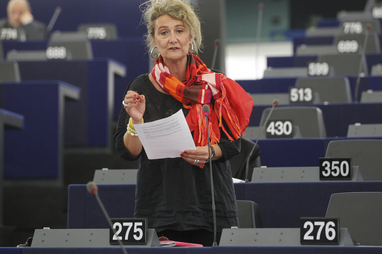 Fotografie 4: MEPs during plenary session in Strasbourg, week 39