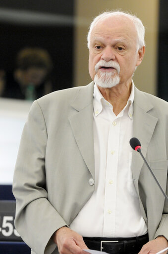 MEPs during the Plenary Session in Strasbourg - week 37  - Famine in East Africa