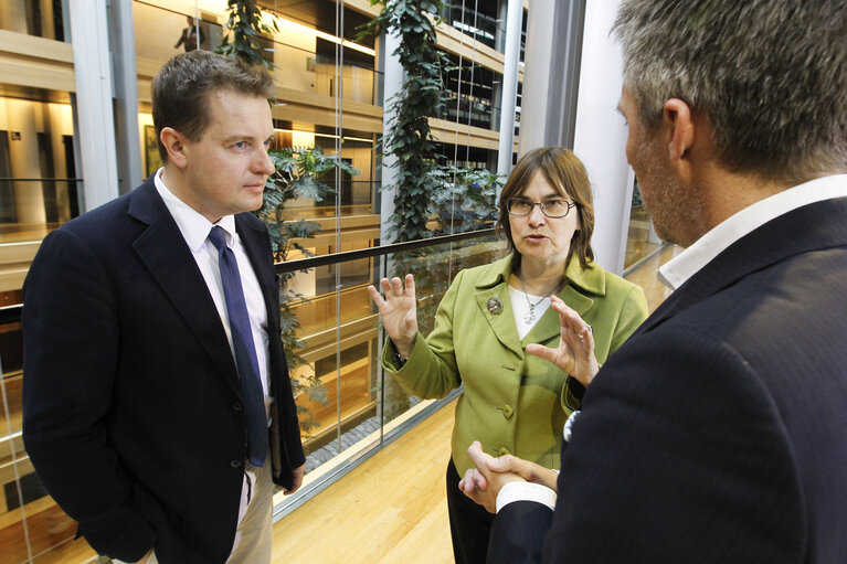 Fotografia 8: Meps from Denmark members of the Group of the Alliance of Liberals and Democrats for Europe