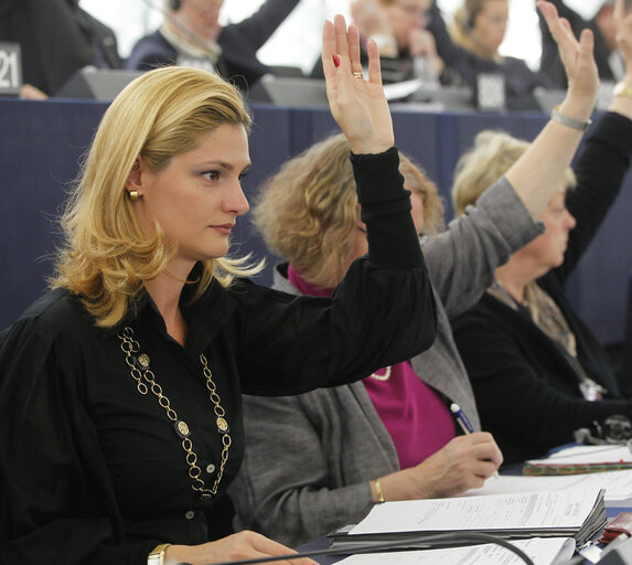 Ramona Nicole MANESCU in plenary in Strasbourg week 46