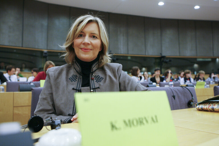 Fotografie 1: MEP Krisztina MORVAI