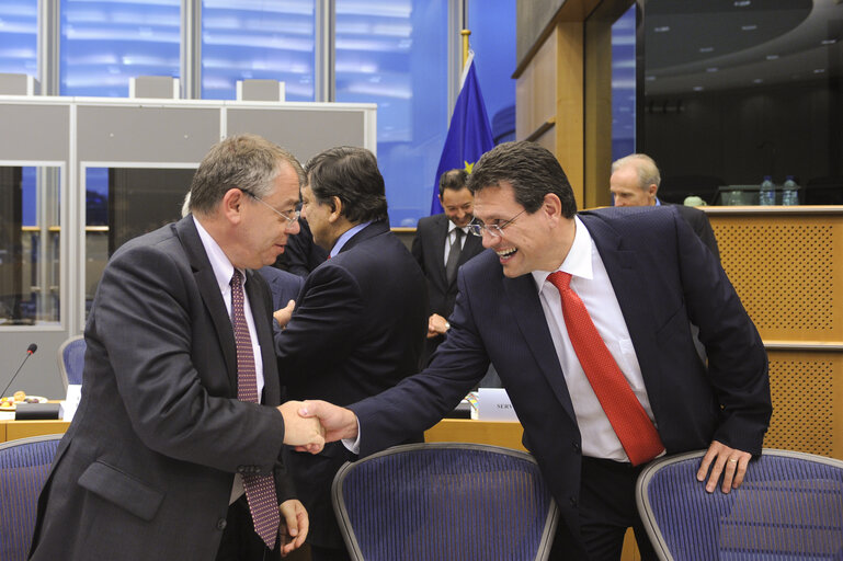 Photo 18 : Conference of Committee Chairs with the College of Commissioners