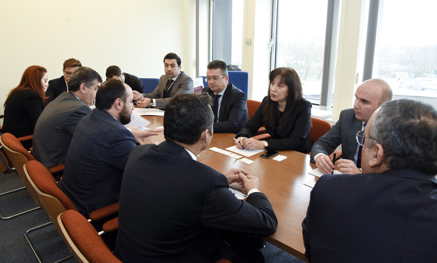 Fotografija 2: Bulgarian MEPs of the ALDE group meet with a delegation in Strasbourg