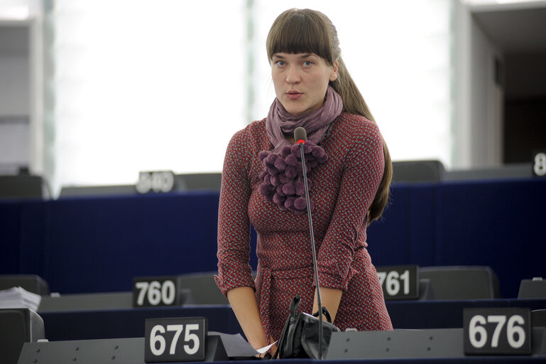 Photo 29: MEP in Plenary session in Strasbourg - week 39