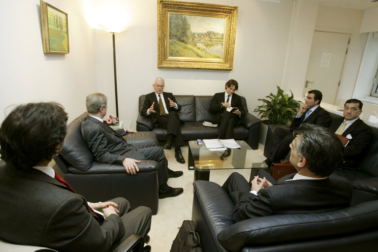 EP President meets with Amine Gemayel, former President of Lebanon