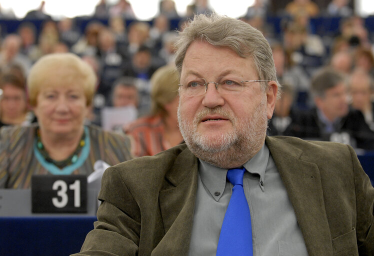 MEP Robert GOEBBELS in Plenary Session