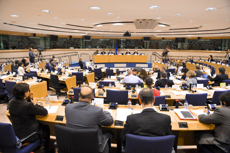 Fotó 8: Public Hearing of the ECON Committee with the President of the European Systemic Risk Board ESRB.