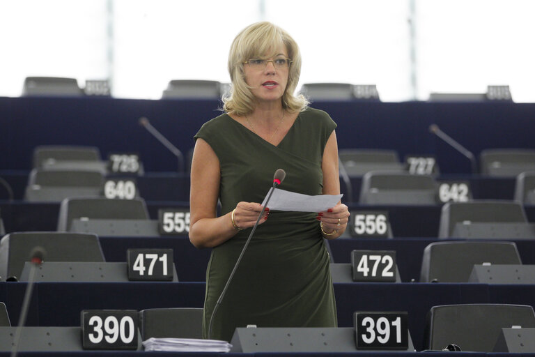 Billede 2: MEPs during plenary session in Strasbourg, week 39