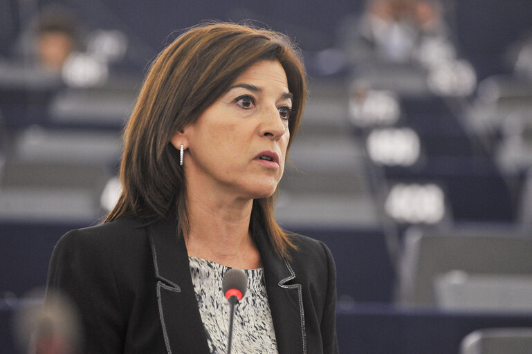 Fotografia 11: MEPs during plenary session in Strasbourg, week 39