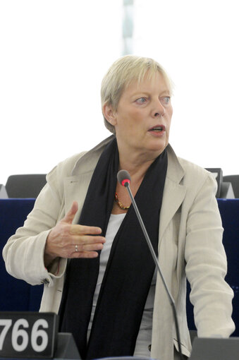 Photo 23 : MEPs during the Plenary Session in Strasbourg - week 37  - Famine in East Africa