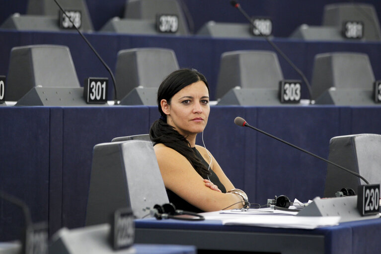 Billede 5: MEPs during plenary session in Strasbourg, week 39