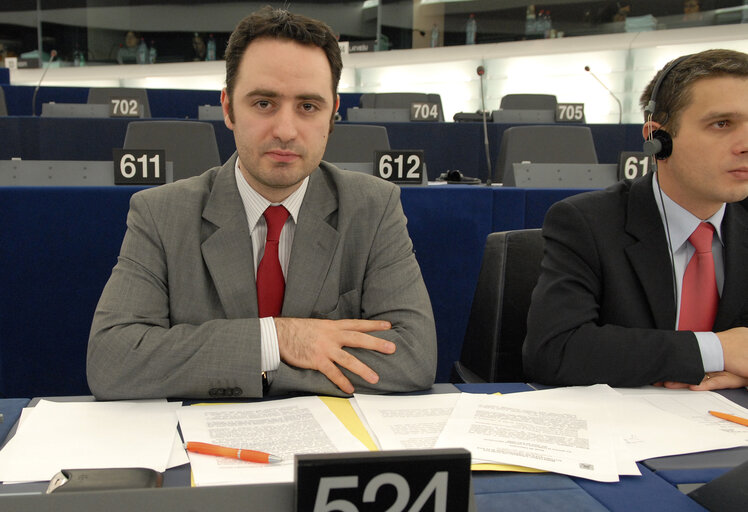 Alexandru NAZARE in Plenary Session in Strasbourg