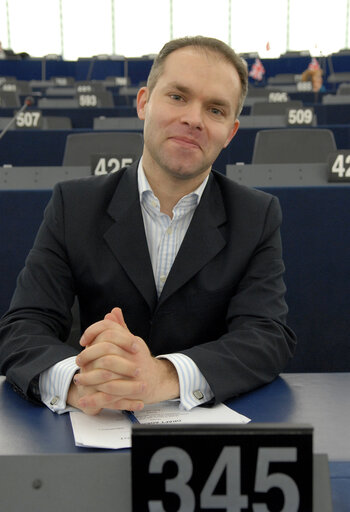 Daniel Petru FUNERIU in Plenary Session in Strasbourg