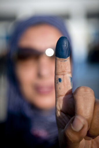 Fotografie 23: Mission to monitor the upcoming elections for a Constituent Assembly in Tunisia