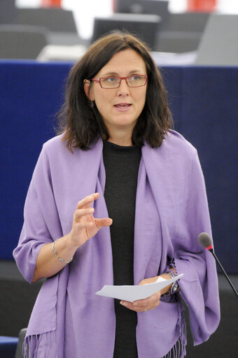 Foto 31: MEPs during the Plenary Session in Strasbourg - week 37  - Famine in East Africa