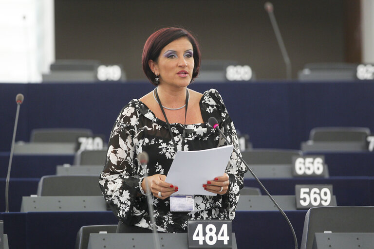 Billede 21: MEPs during plenary session in Strasbourg, week 39