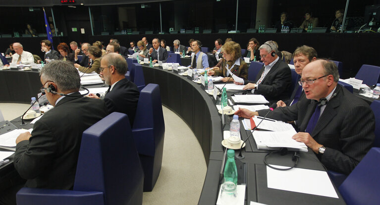 Foto 7: Conference of Committee Chairs with Polish Presidency minister of Foreign affairs