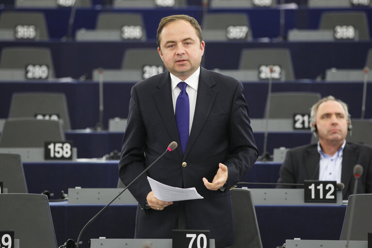 Billede 47: MEPs during plenary session in Strasbourg, week 39