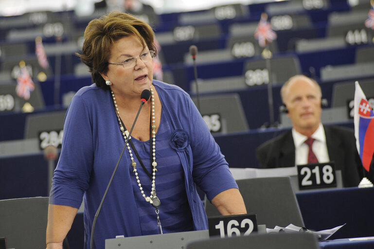 Fotografija 17: MEP in Plenary session in Strasbourg - week 39