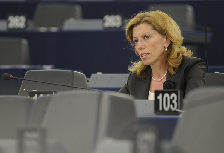 Fotagrafa 6: Rumiana JELEVA  MEP in plenary session in Strasbourg.