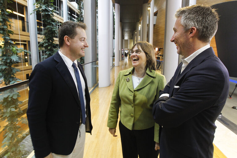 Fotografia 7: Meps from Denmark members of the Group of the Alliance of Liberals and Democrats for Europe