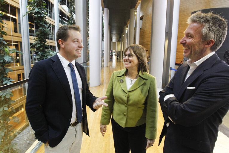 Fotografia 6: Meps from Denmark members of the Group of the Alliance of Liberals and Democrats for Europe