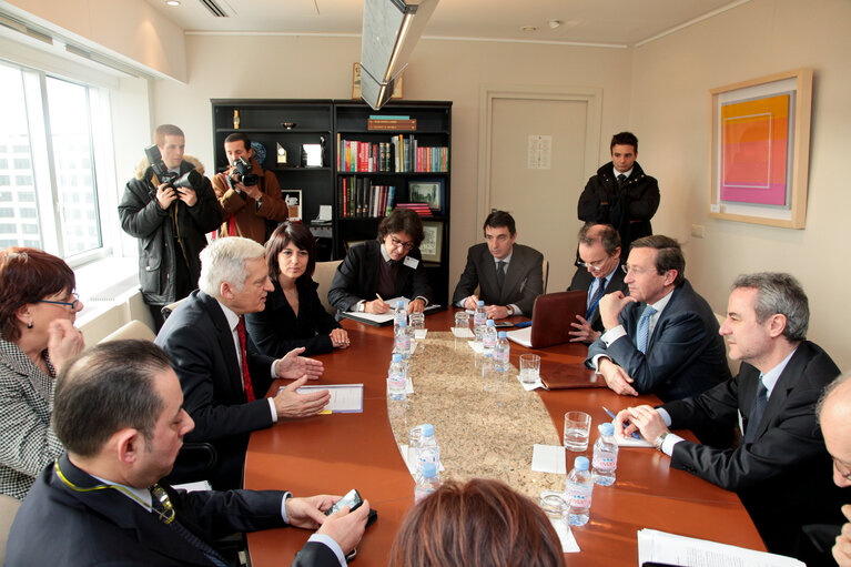 Fotagrafa 2: EP President meets with the President of the Italian Chamber of Deputies.