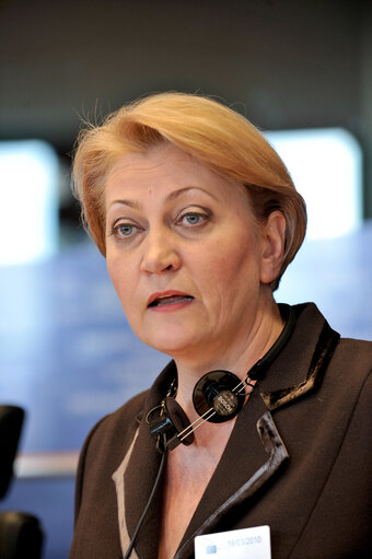 Fotografia 1: CONT Committee meeting.  Hearings of candidates members for the European Court of Auditors.