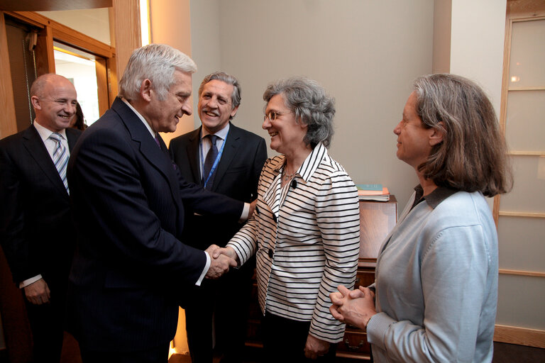 Photo 3: EP President meets with the Spanish Secretary of State of the UE.