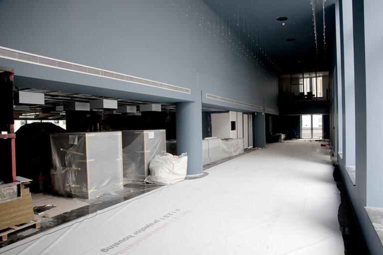 Evolution des travaux du Centre de Visiteurs