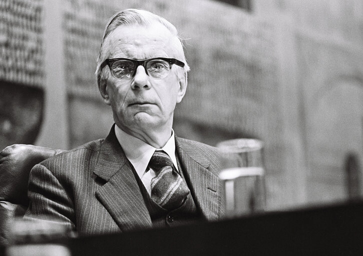 Billede 16: The Delegue Michael YEATS during a session in Strasbourg on March 1977.