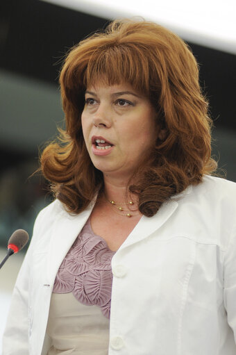 Fotografie 1: MEP in the Hemicycle in Strasbourg Week 23 - Application of Schengen acquis in Bulgaria and Romania