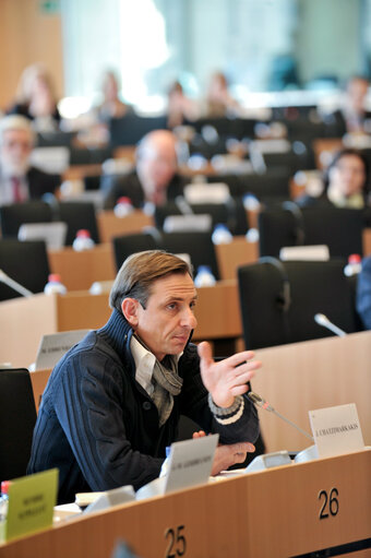 Fotografie 2: CONT Committee meeting.  Hearings of candidates members for the European Court of Auditors.