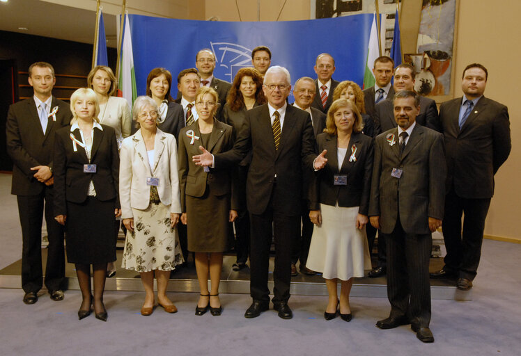 Group picture with the new MEPs from Bulgaria following the enlargement of January 2007