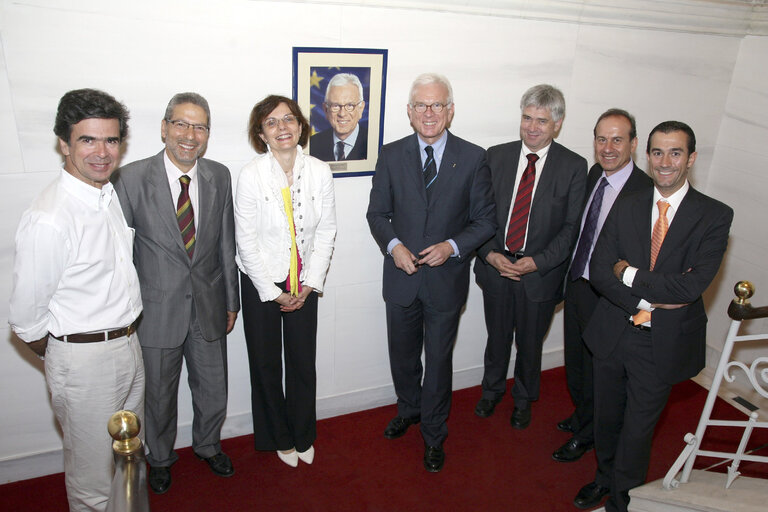 Hans-Gert PÖTTERING, EP President, pays a visit to Greece