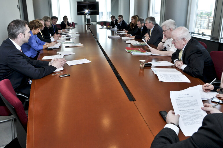 Meeting with the Irish Minister Sean CONNICK and Pat the Cope GALLAGHER