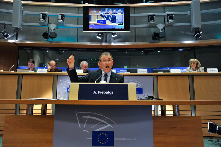 Suriet 3: Hearing of Andris Piebalgs, Commissionner designate for Development. DEVE - Audition de Andris Piebalgs, Commissaire designé au Developpement. DEVE.