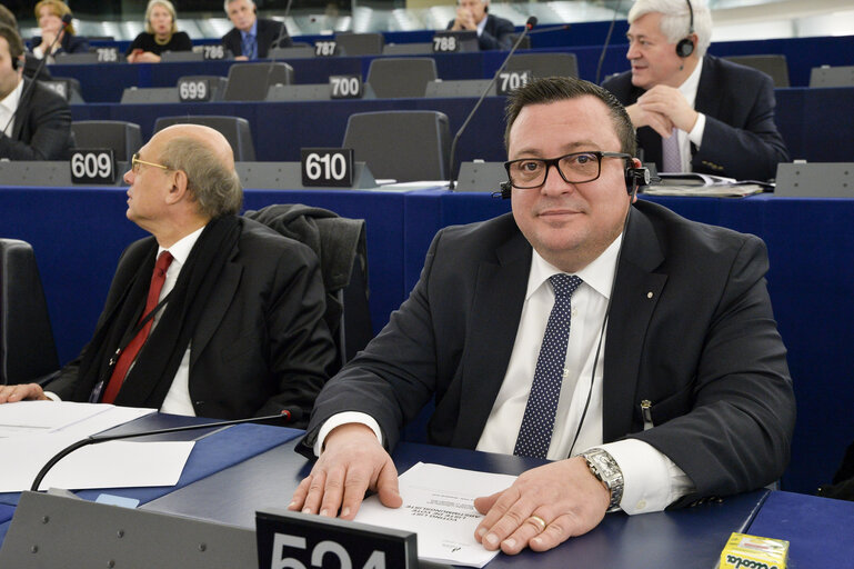 Photo 3 : Plenary session week 51 2014 in Strasbourg -