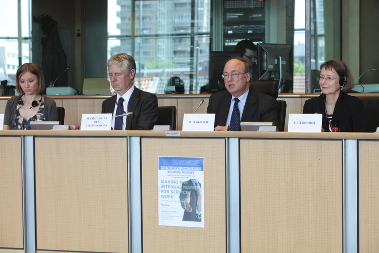 Fotografi 34: Meeting on Making internal market on services work