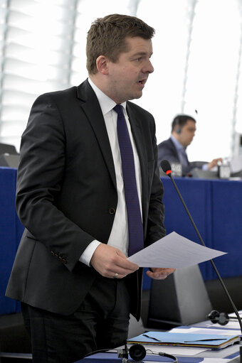 Fotografija 20: Plenary  session week 51 2014 in Strasbourg - Explanation of votes