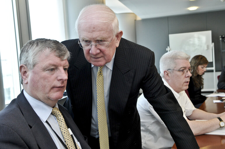 Photo 20 : Meeting with the Irish Minister Sean CONNICK and Pat the Cope GALLAGHER