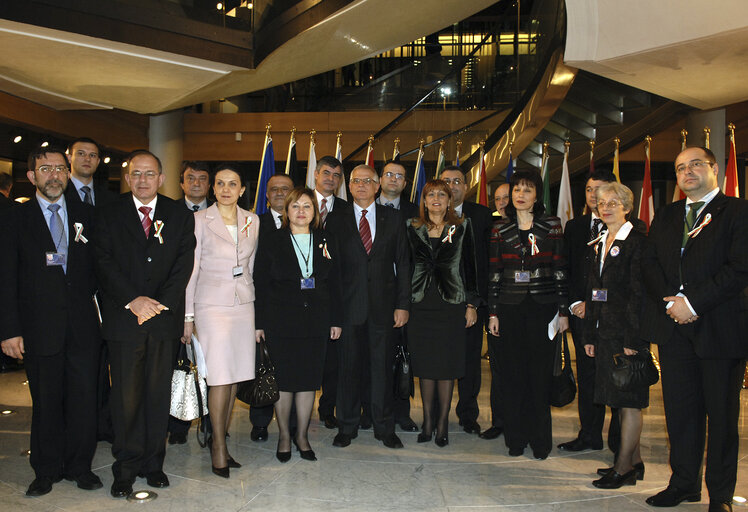 Group picture with the new MEPs from Bulgaria following the enlargement of January 2007