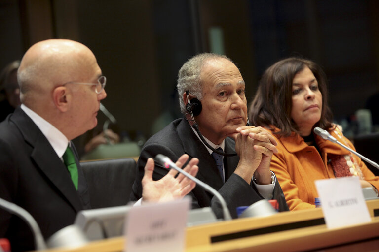 Fotografija 12: AFET - Committee on Foreign Affairs   Jointly with the Delegation for relations with the Maghreb countries and the Arab Maghreb Union. Public hearing - Strengthening relations with neighbourhood countries: lessons learnt from Morocco's advanced status